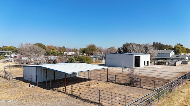 view of horse barn