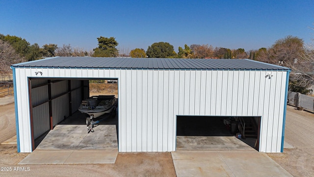 view of outbuilding