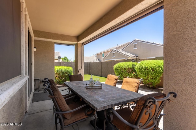 12109 W Tether Trl, Peoria, AZ 85383 - fenced backyard featuring outdoor dining space and a patio
