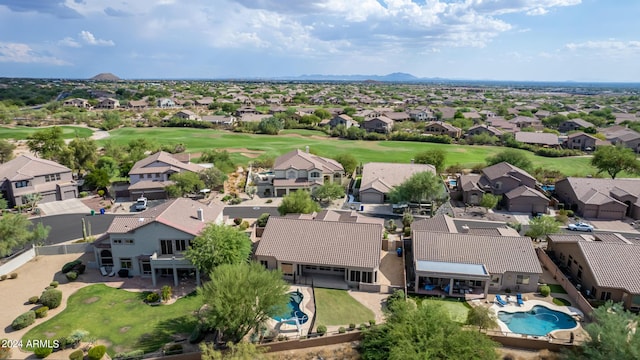 birds eye view of property featuring a residential view