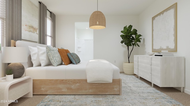 bedroom featuring carpet floors