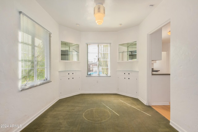 interior space featuring a wealth of natural light