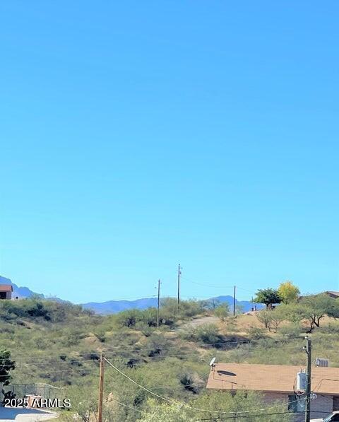 property view of mountains with a rural view