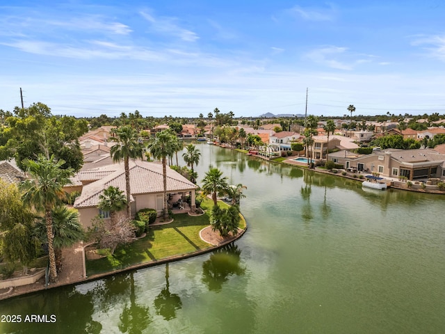 2128 E Clipper Ln, Gilbert, AZ 85234 - water view with nearby suburban area