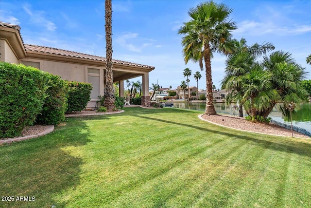 2128 E Clipper Ln, Gilbert, AZ 85234 - view of green lawn featuring a water view
