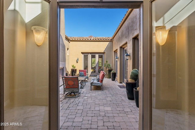 view of patio