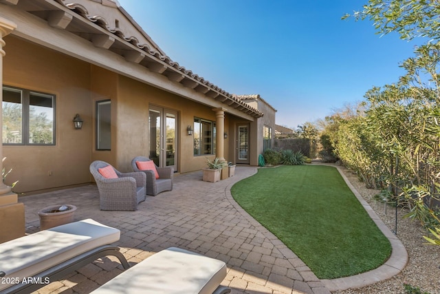 exterior space featuring a patio area