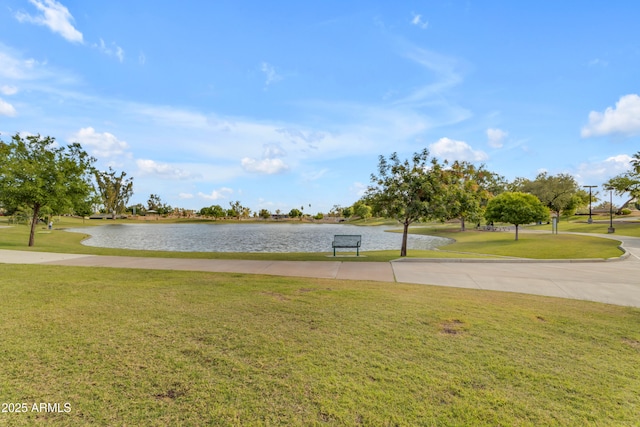 property view of water