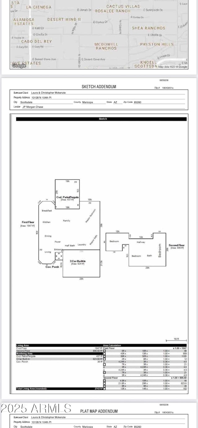 13128 N 104th Pl, Scottsdale, AZ 85260 - floor plan / room layout
