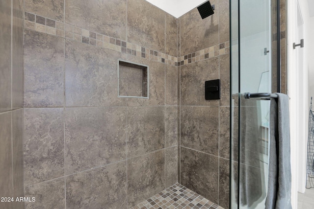 bathroom with walk in shower