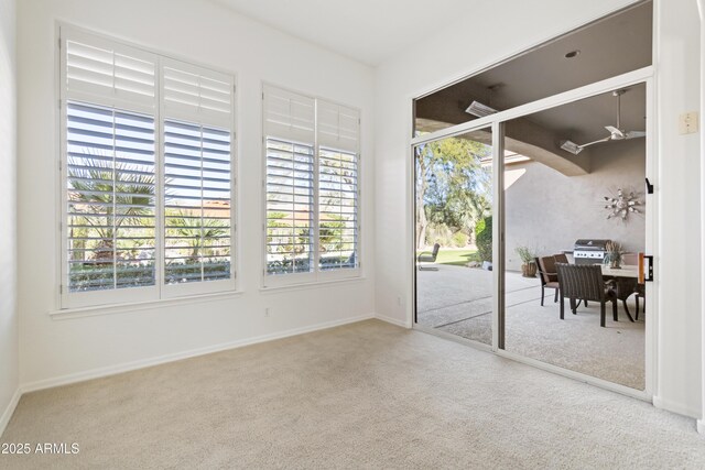 5892 E Evening Glow Dr, Scottsdale, AZ 85266 - doorway featuring carpet flooring and baseboards
