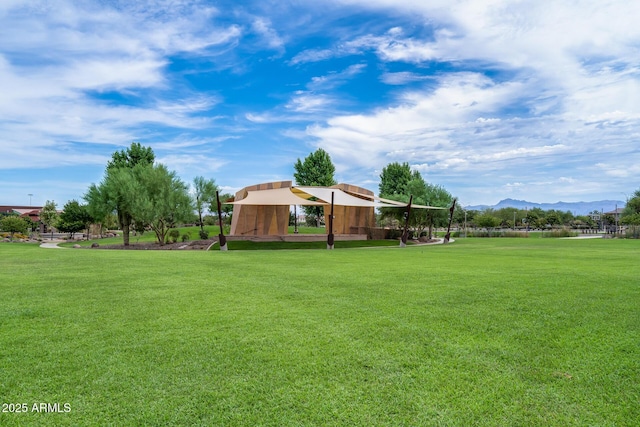 4606 S Ferric, Mesa, AZ 85212 - view of green lawn featuring a mountain view