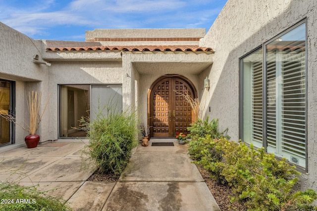 view of entrance to property