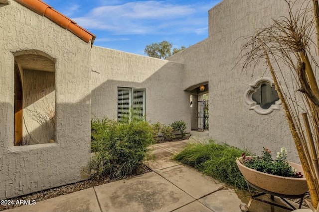 exterior space featuring a patio area