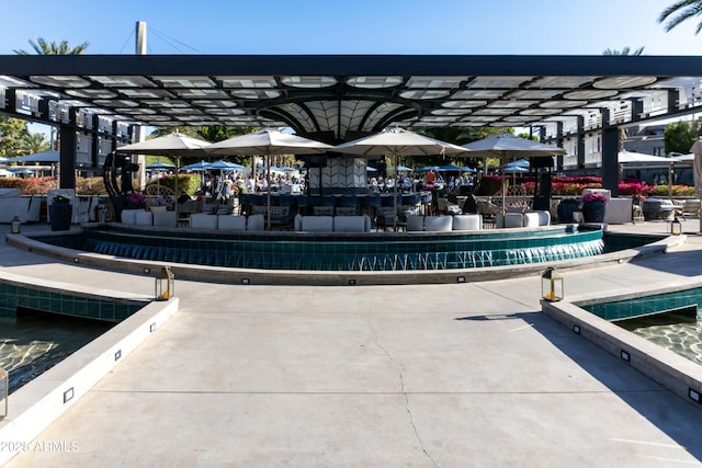 pool featuring a patio