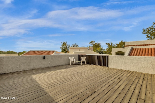 view of deck