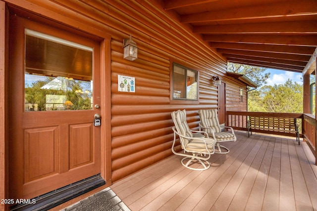 2761 Jaguar Cir, Overgaard, AZ 85933 - view of deck
