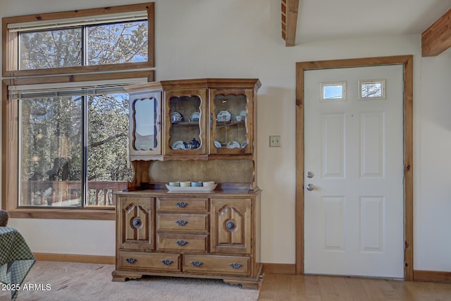 foyer entrance featuring plenty of natural light