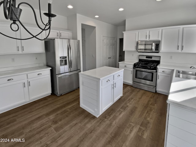 kitchen featuring white cabinetry, sink, and stainless steel appliances