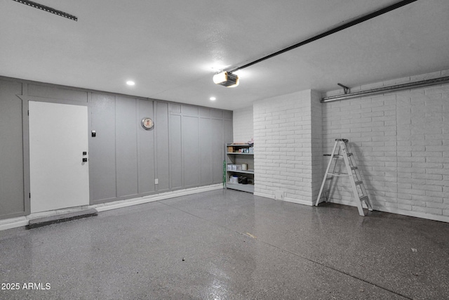 29835 N 56th St N, Cave Creek, AZ 85331 - garage with a garage door opener, recessed lighting, and baseboards