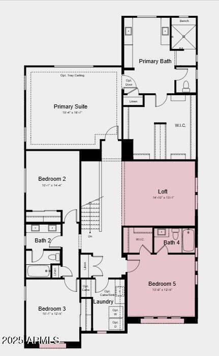 25127 N 75th Ln, Peoria, AZ 85383 - view of floor plan / room layout