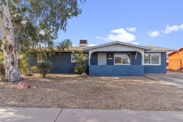 view of ranch-style house