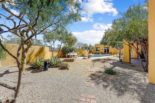 9415 N 124th St, Scottsdale, AZ 85259 - fenced backyard with a patio and an outdoor pool
