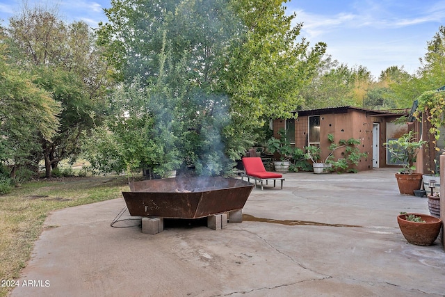 view of patio