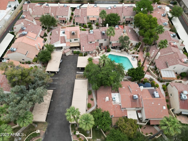 6533 N 7th Ave Unit 18, Phoenix, AZ 85013 - aerial overview of property's location featuring nearby suburban area and a pool area