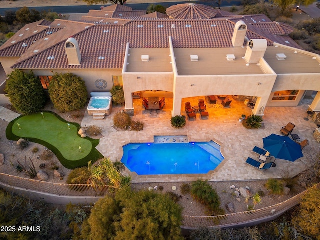 bird's eye view