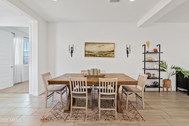 2204 E Kelly Dr, Gilbert, AZ 85298 - dining room with baseboards and visible vents