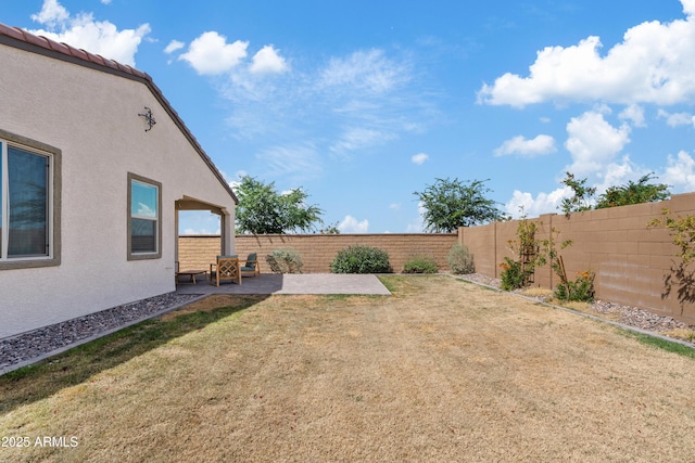 2204 E Kelly Dr, Gilbert, AZ 85298 - view of yard with a fenced backyard and a patio area