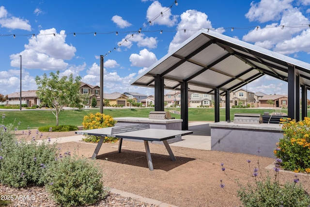 2204 E Kelly Dr, Gilbert, AZ 85298 - surrounding community with a residential view, a gazebo, and a lawn