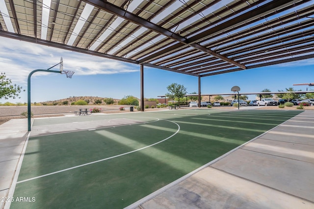 view of sport court