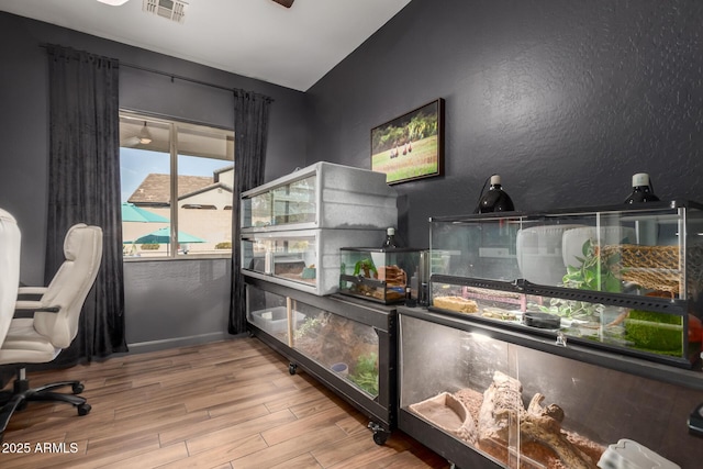 interior space featuring light hardwood / wood-style flooring