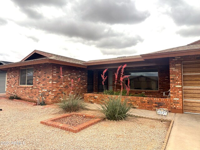 4537 E Emelita Ave, Mesa, AZ 85206 - view of front facade with brick siding
