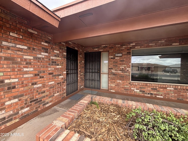 4537 E Emelita Ave, Mesa, AZ 85206 - entrance to property featuring brick siding and covered porch