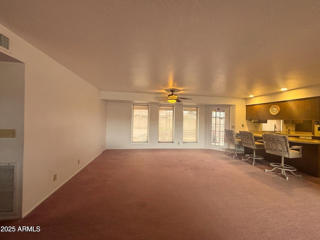 4537 E Emelita Ave, Mesa, AZ 85206 - carpeted office space featuring ceiling fan and visible vents