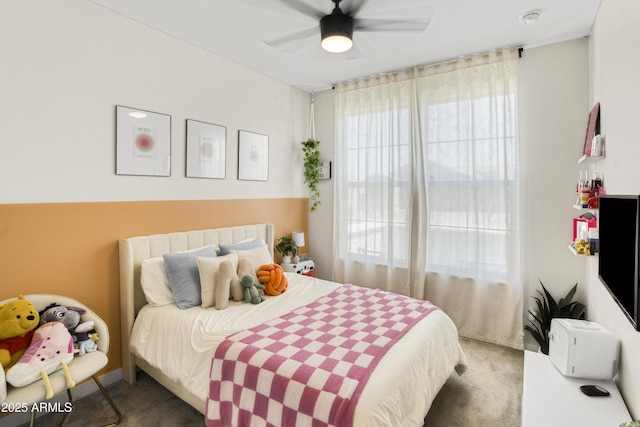 17976 W Ashley Dr, Goodyear, AZ 85338 - carpeted bedroom with a ceiling fan