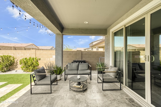 17976 W Ashley Dr, Goodyear, AZ 85338 - view of patio featuring an outdoor hangout area