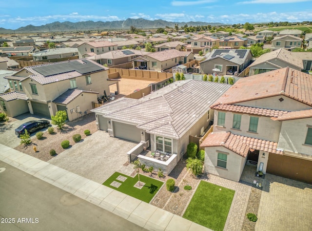 17976 W Ashley Dr, Goodyear, AZ 85338 - aerial view of residential area with mountains