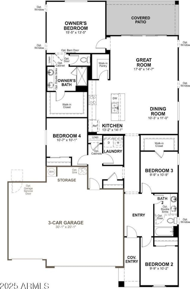 17976 W Ashley Dr, Goodyear, AZ 85338 - view of property floor plan