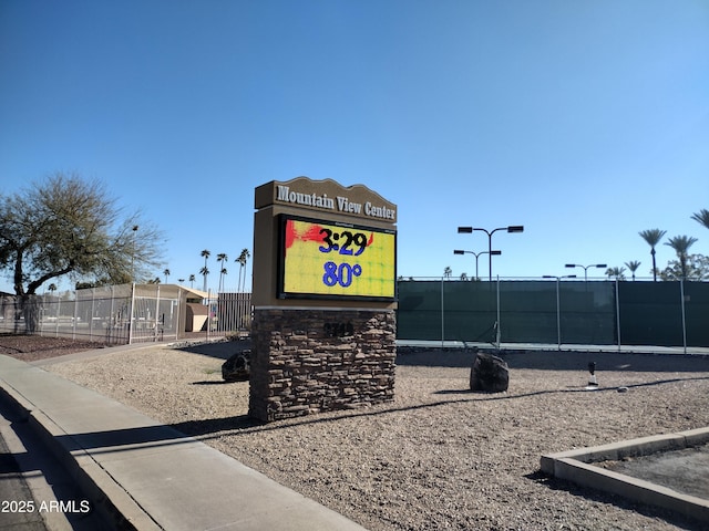 surrounding community with fence