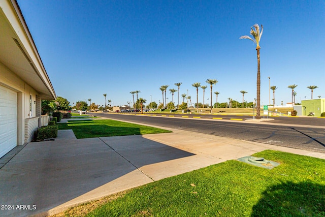 view of road