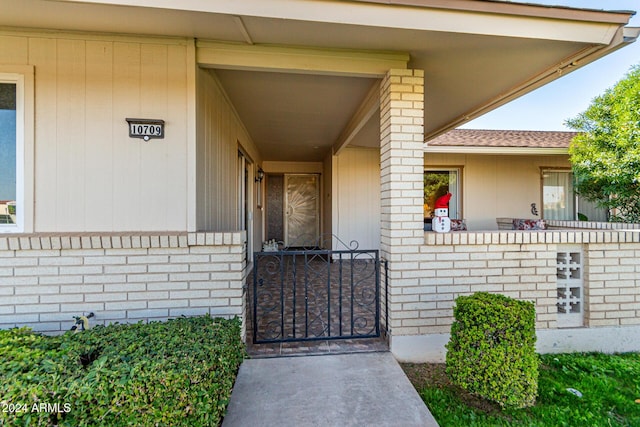 view of property entrance