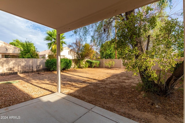 10735 W Bermuda Dr, Avondale, AZ 85392 - fenced backyard featuring a patio