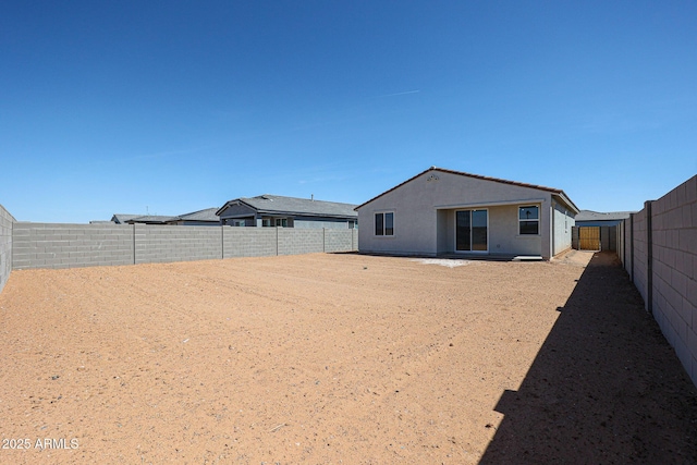 19320 N Diego Way, Maricopa, AZ 85138 - back of property with a fenced backyard and stucco siding