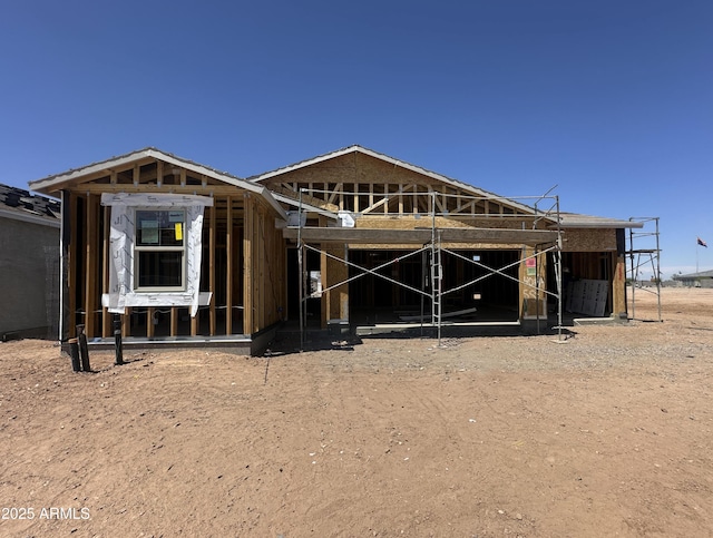 view of property under construction