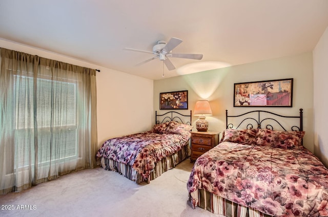 8355 E Via De Los Libros, Scottsdale, AZ 85258 - carpeted bedroom with ceiling fan