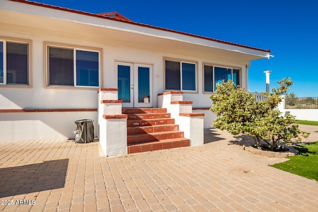 30124 N 174th St, Rio Verde, AZ 85263 - entrance to property with stucco siding and french doors